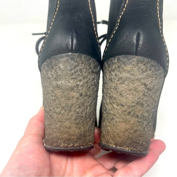 Timberland Monogram Wallaby Boots – Leather/Suede, Moc Crepe Wedge, size 6 - Picture 6 of 10